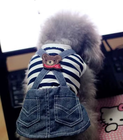 Dog Jeans Hoodie | קפוצ’ון ג'ינס לכלב